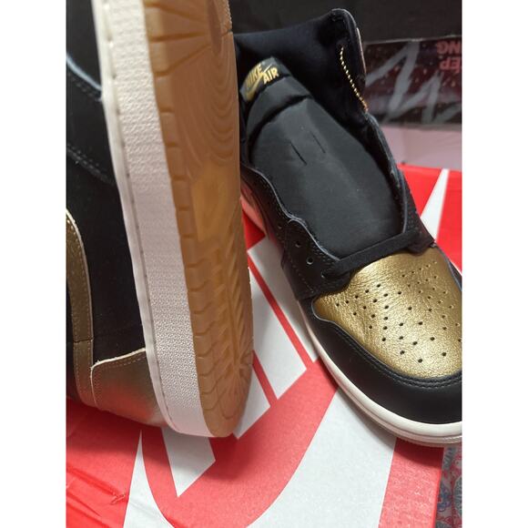 Size 11 .5 - Air Jordan 1 Retro OG High Black Gold